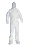 Kleenguard A30 Coveralls w/ Hood, Boots, Elastic Back, Wrists & Ankles