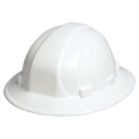 ERB Omega II Full Brim Hard Hat w/ 6 pt Ratchet Suspension